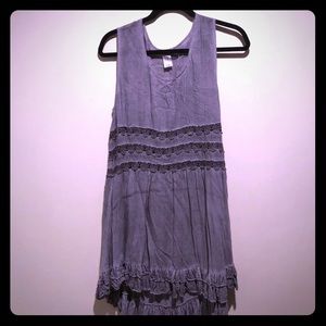 Beautiful gray slip dress
